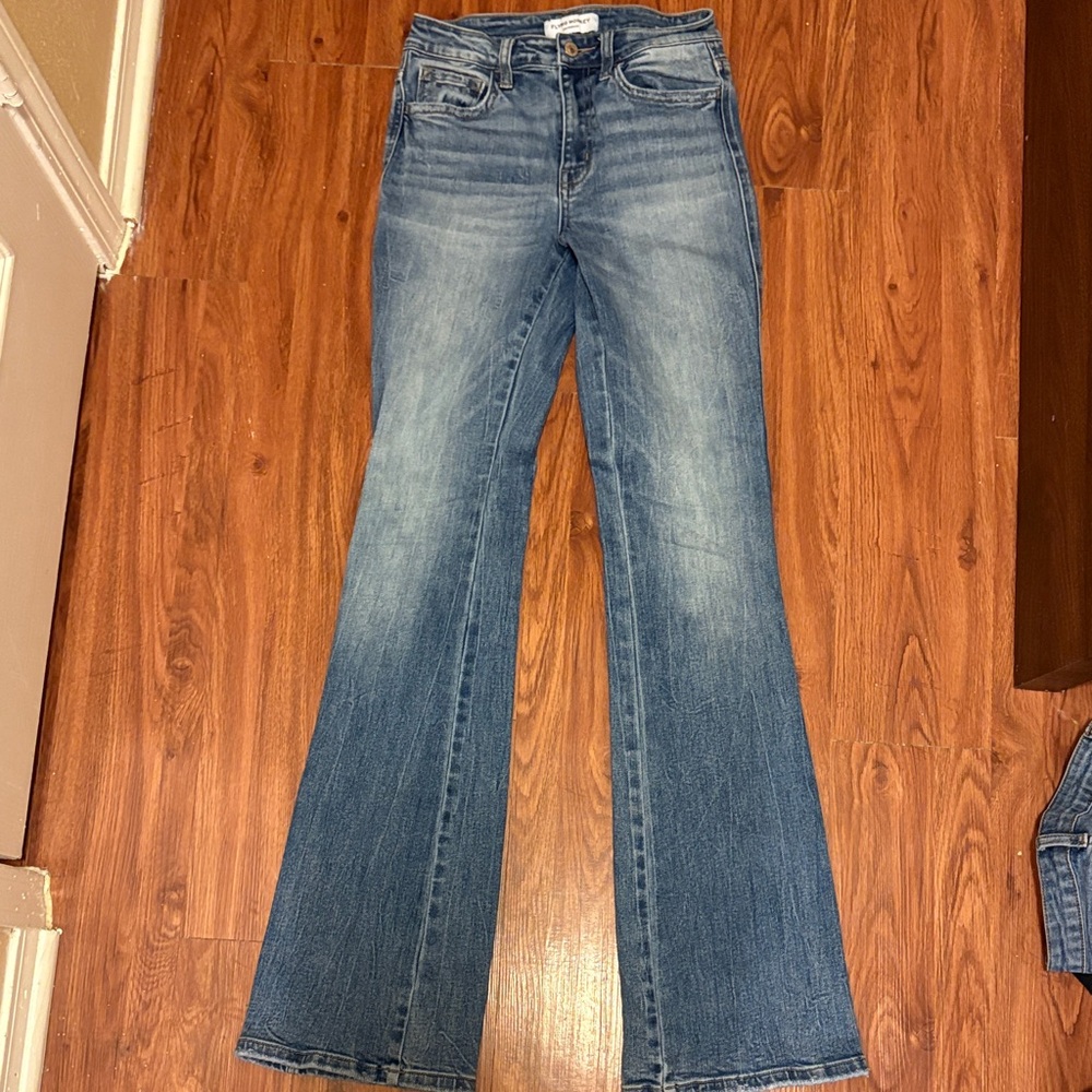 Flying Monkey Classic Blue Wide Leg Jeans